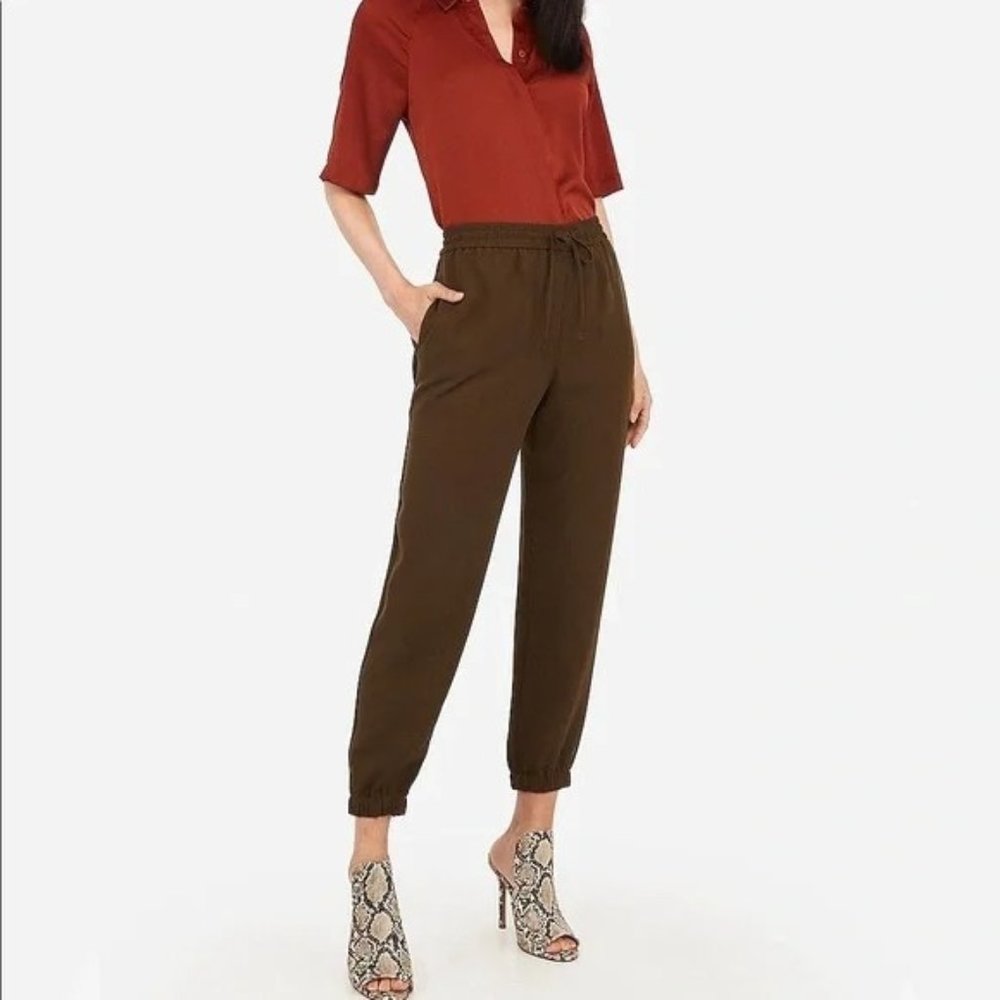 Express Mid Rise Drawstring Utility Jogger Pant XS - Picture 1 of 2